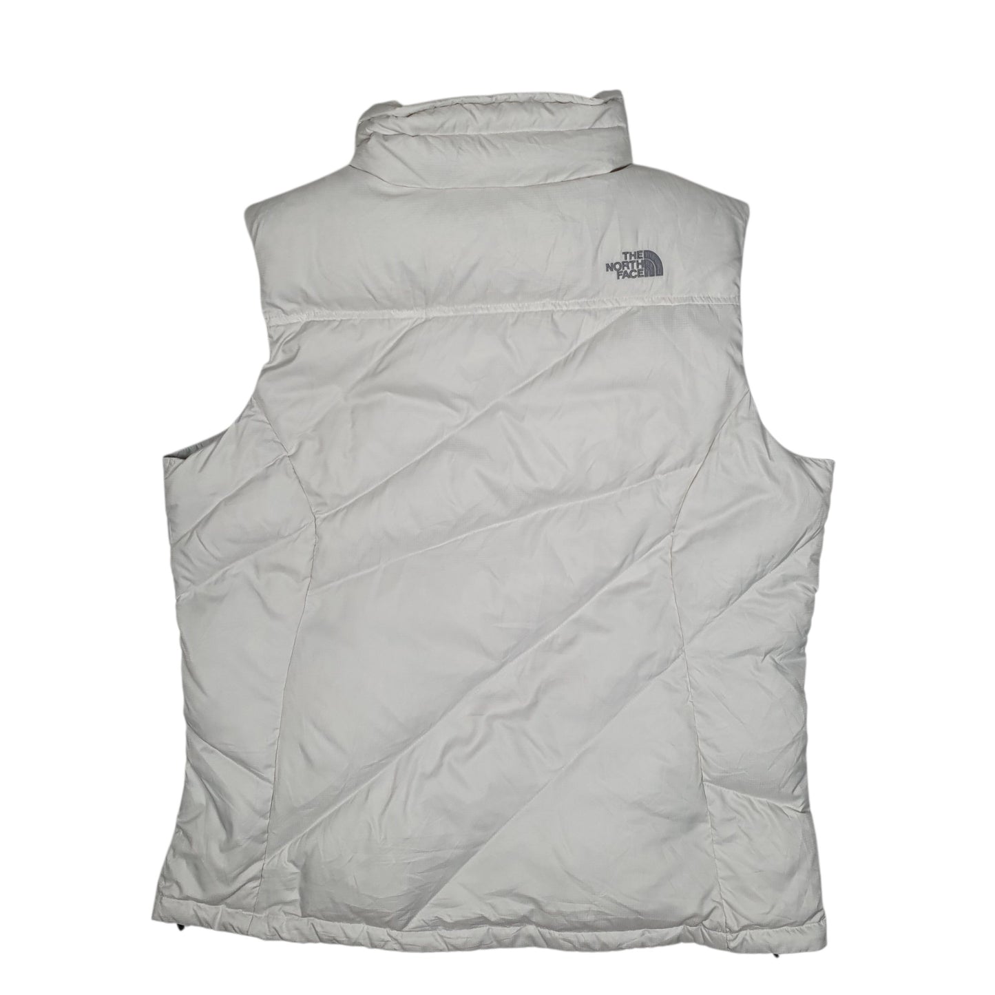 Womens White The North Face Gilet Vest Bodywarmer Crewneck Coat