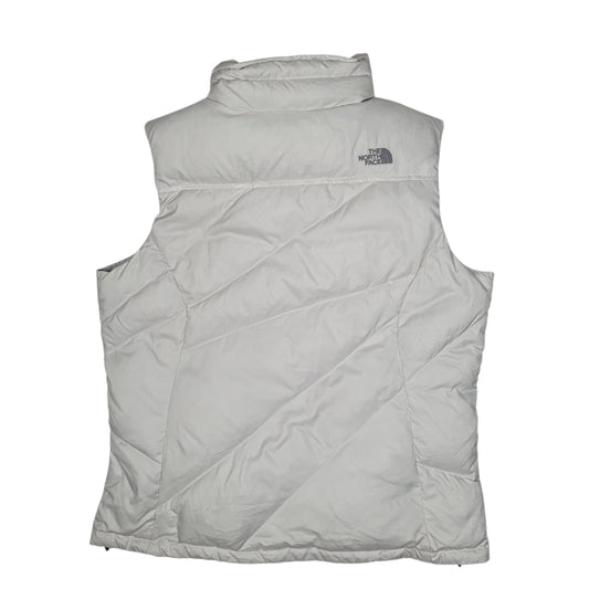 Womens White The North Face Gilet Vest Bodywarmer Crewneck Coat