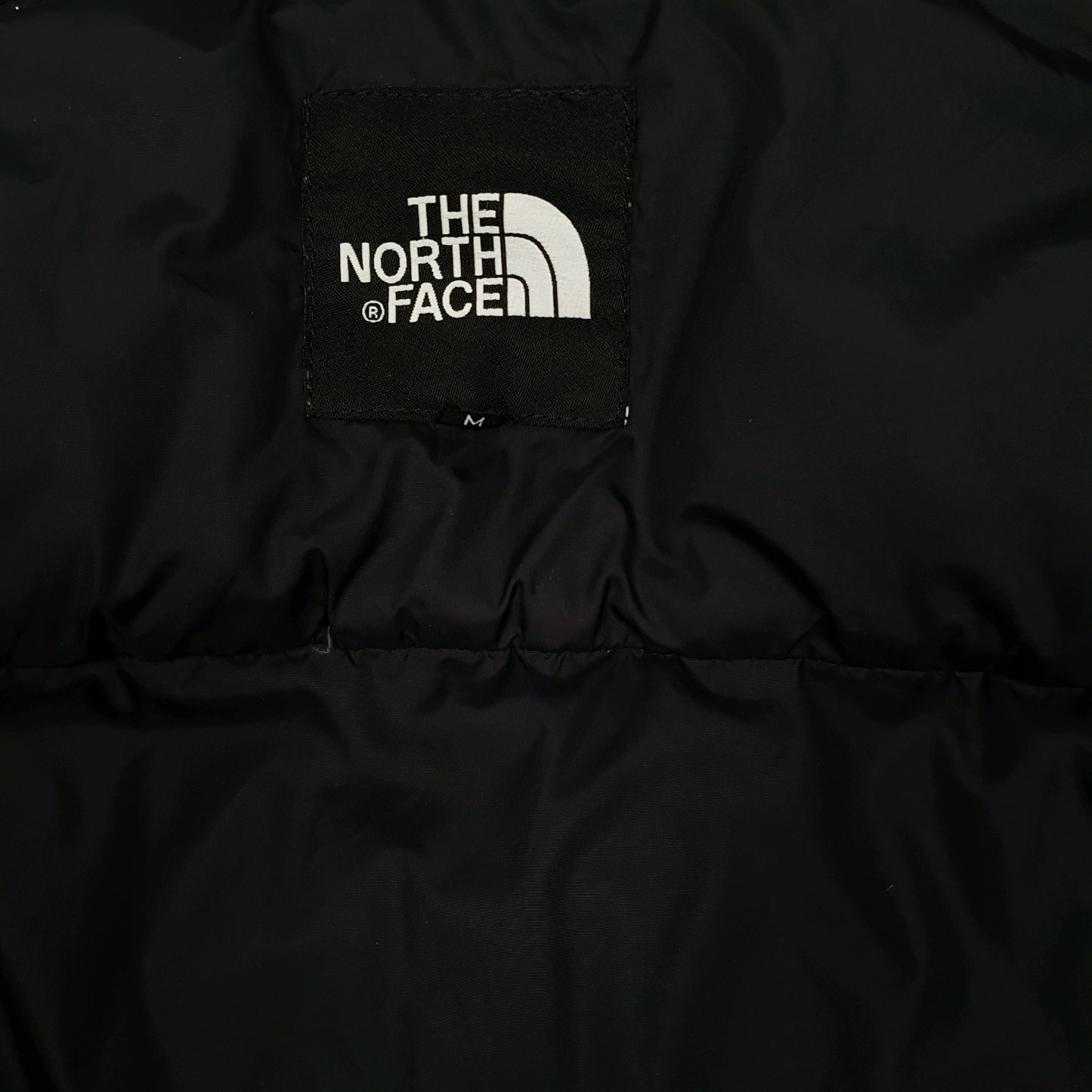 Mens Black The North Face Nuptse Hoodie Coat