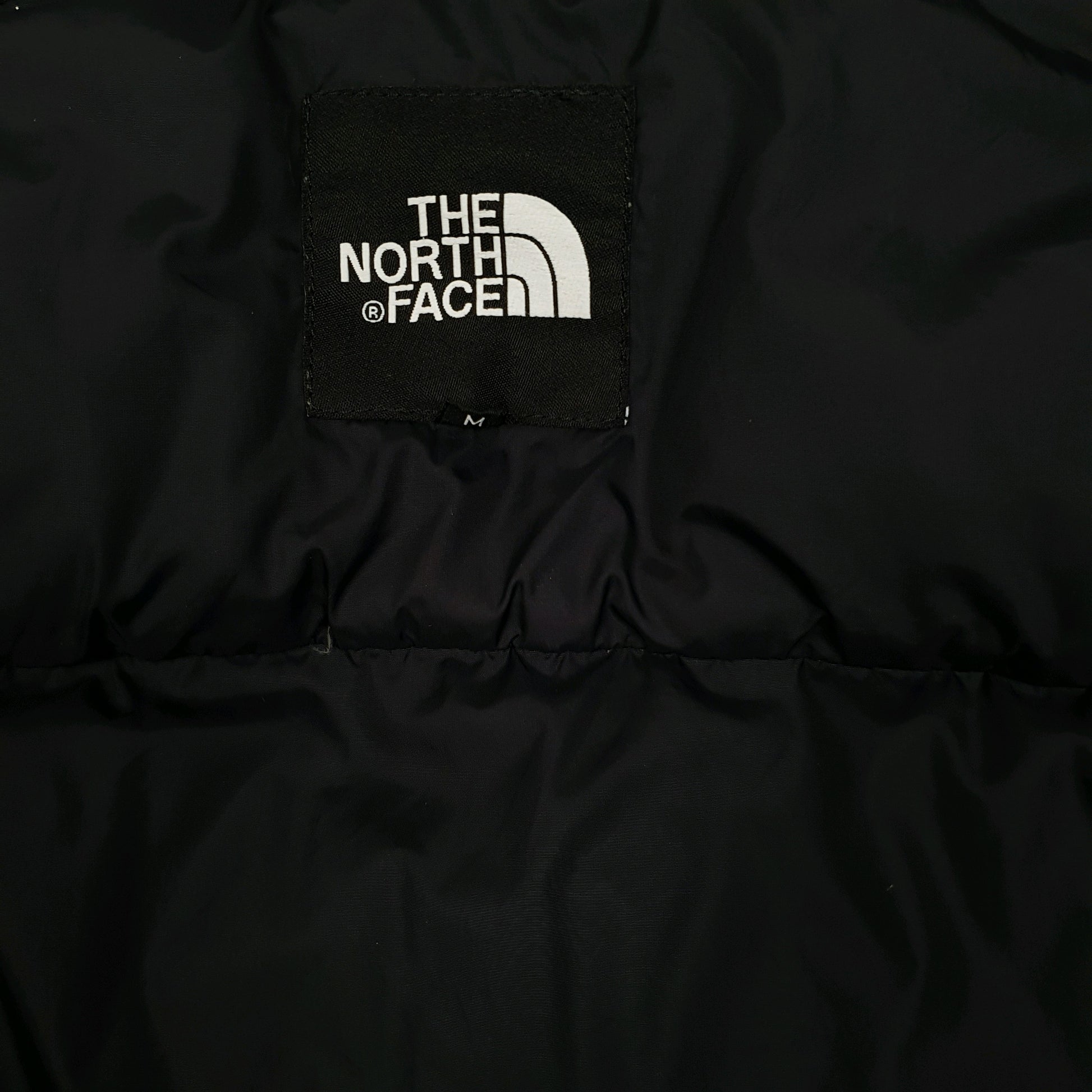 Mens Black The North Face Nuptse Hoodie Coat
