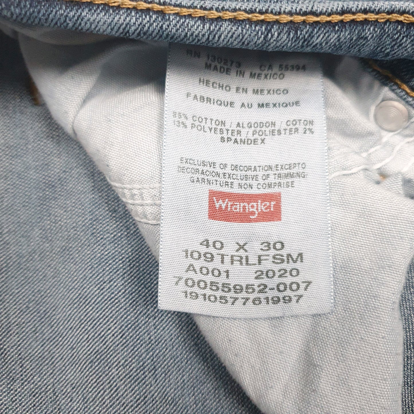 Mens Blue Wrangler   Jeans