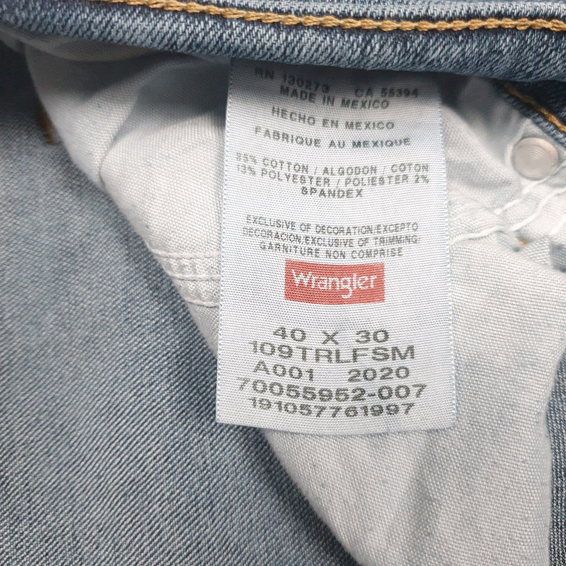 Mens Blue Wrangler   Jeans