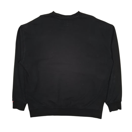 Mens Black Levis  Crewneck Jumper