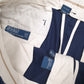 Mens Navy Polo Ralph Lauren Wide Leg Buckleback  Trousers