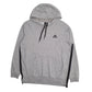 Mens Grey Adidas  Hoodie Jumper