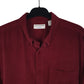 Mens Burgundy Covington Corduroy  Shirt