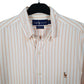 Mens Orange Ralph Lauren Vintage 90s  Shirt