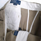 Mens Beige Polo Ralph Lauren Andrew Pant Vintage 90s Double Pleated  Trousers