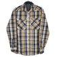 Mens Brown Wrangler ATG Long Sleeve Shirt