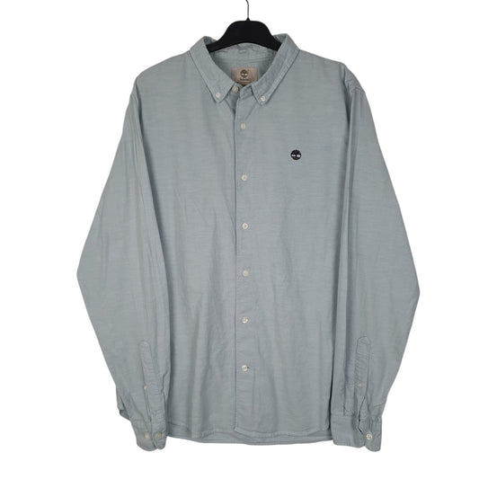 Mens Blue Timberland  Long Sleeve Shirt