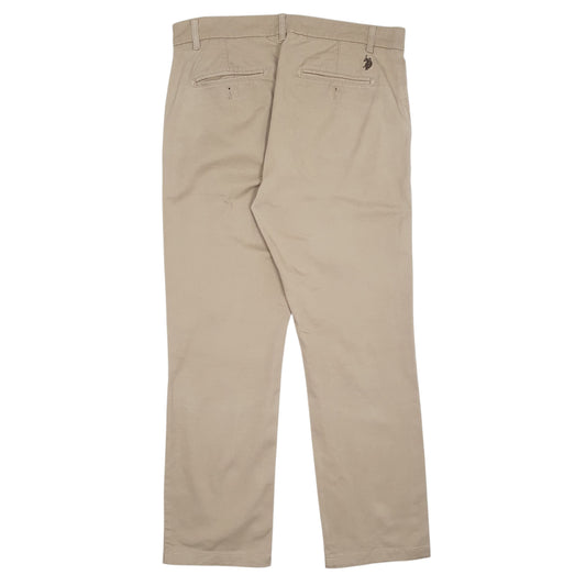 Mens Beige US Polo Assn   Trousers