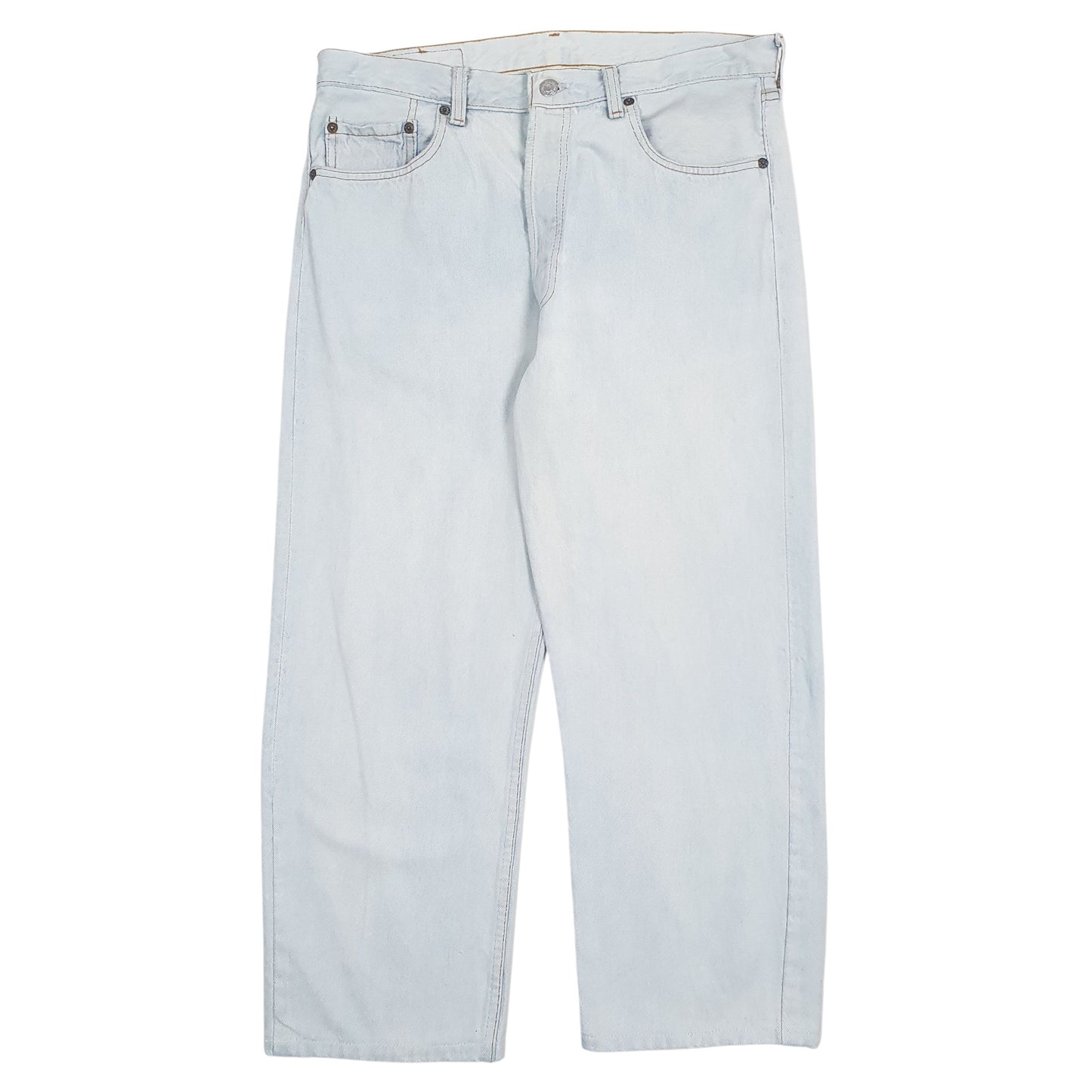 Mens Blue Levis Vintage 90s Made In USA 501 JeansW34 L24