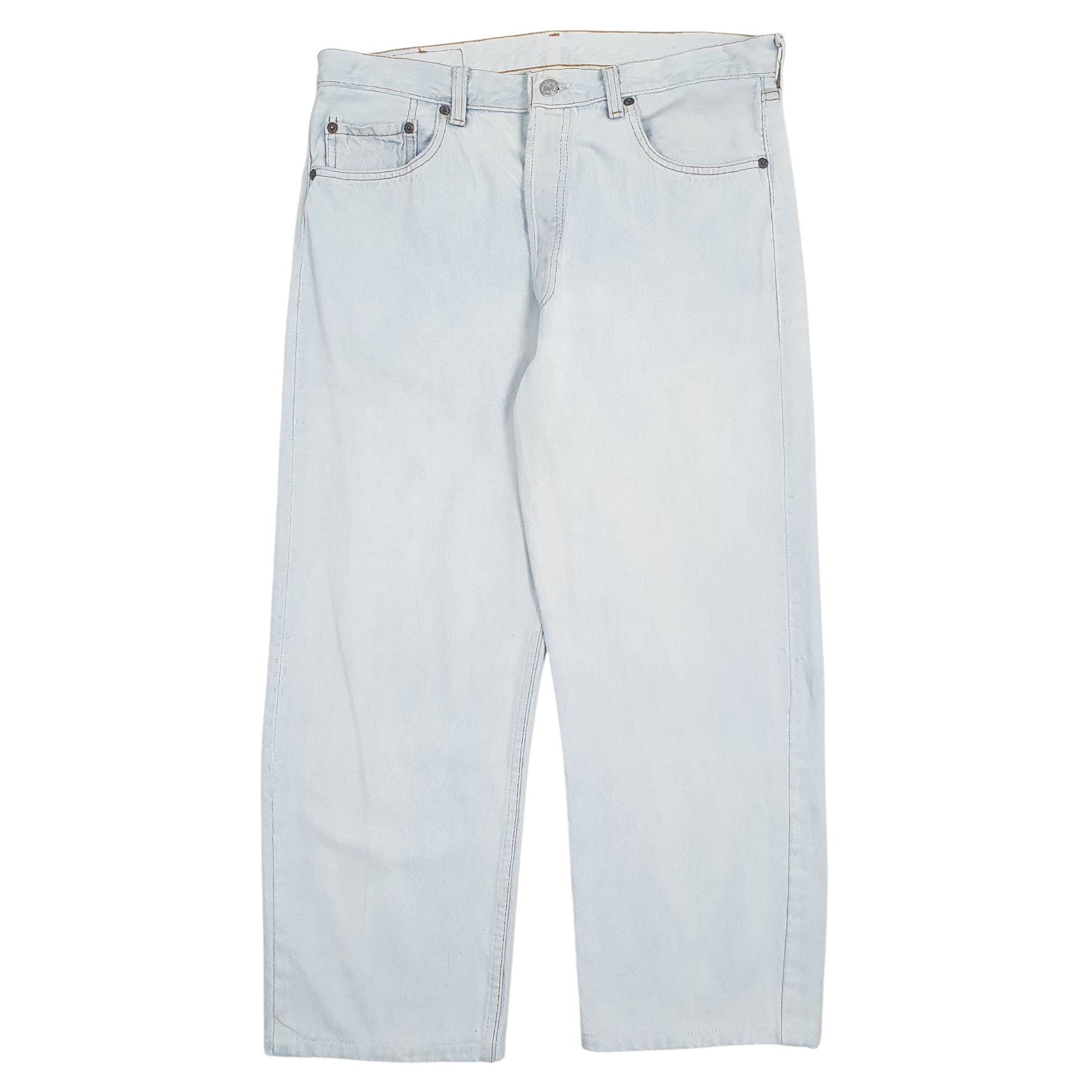 Mens Blue Levis Vintage 90s Made In USA 501 JeansW34 L24