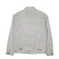 Mens White Levis Type 3 Trucker Crewneck Coat