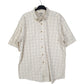 Mens Cream L.L.Bean  Short Sleeve Shirt
