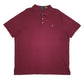 Mens Burgundy Polo Ralph Lauren  Short Sleeve Polo Shirt