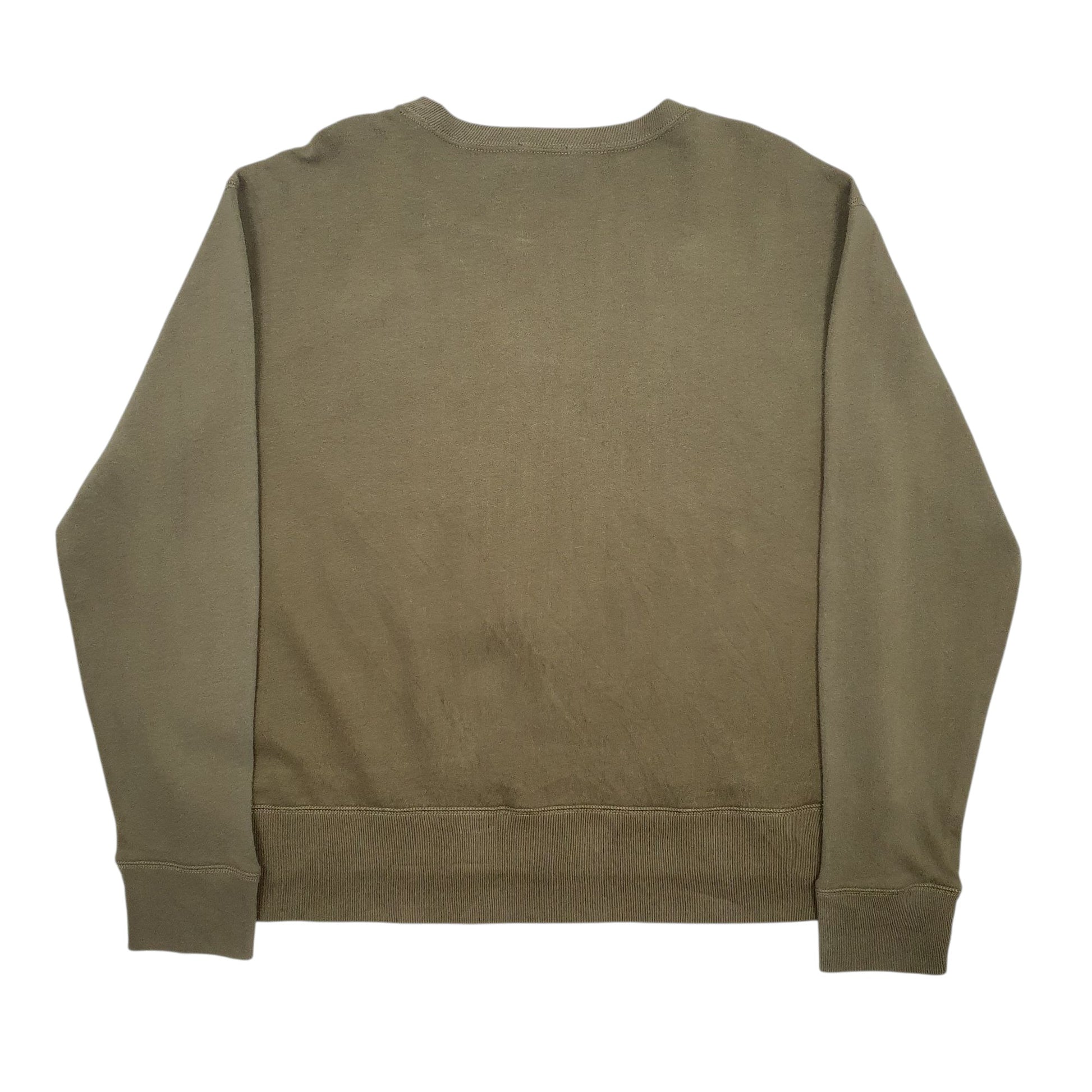 Womens Khaki Polo Ralph Lauren Embroiderd Crewneck Jumper