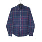 Mens Navy GAP Modern Oxford Long Sleeve Shirt