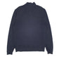 Mens Navy Burberry  Quarter Zip Jumper