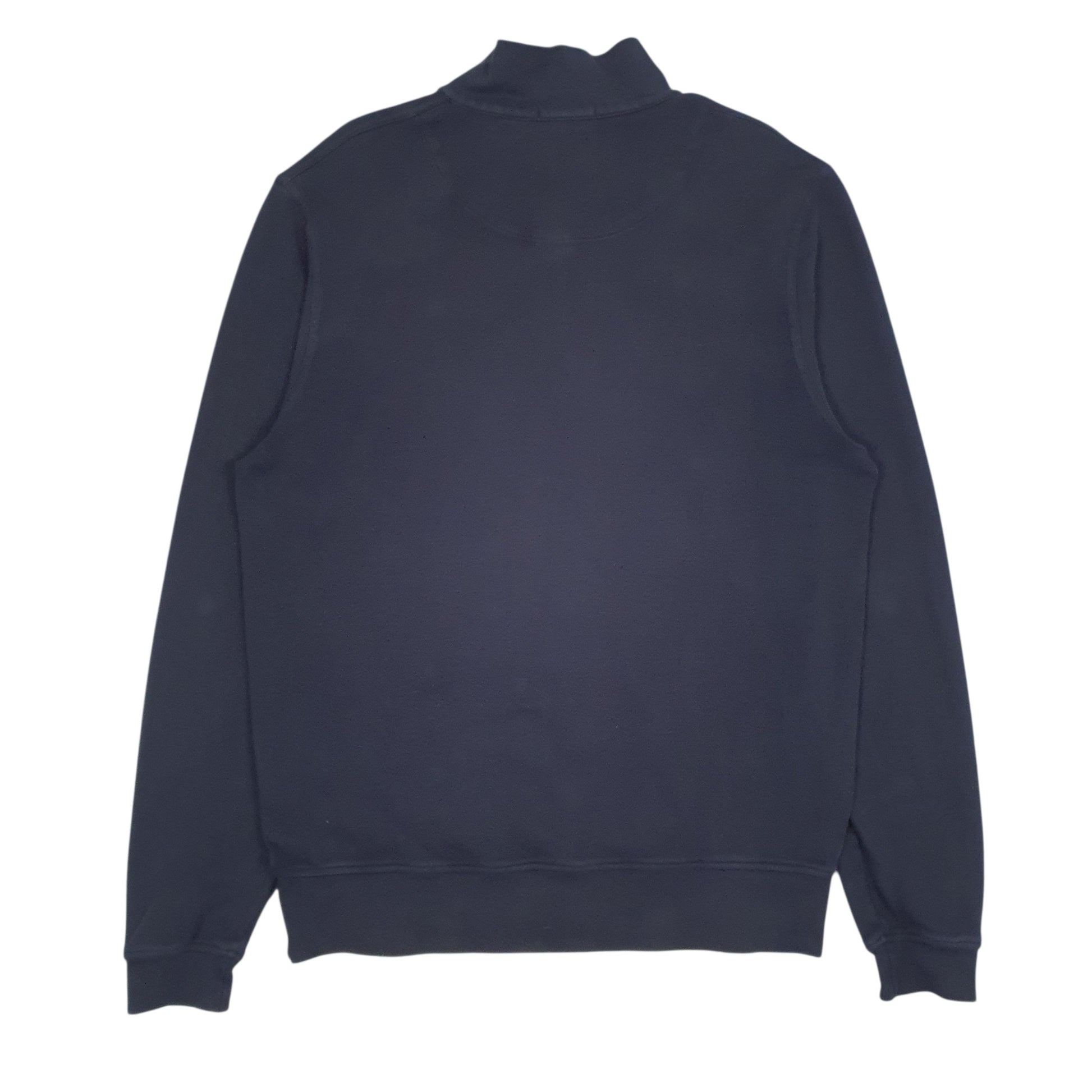 Mens Navy Burberry  Quarter Zip Jumper