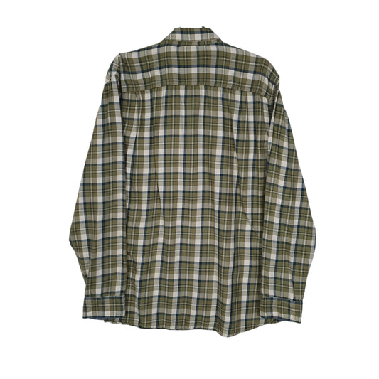 Mens Green L.L.Bean Thick Flannel  Shirt