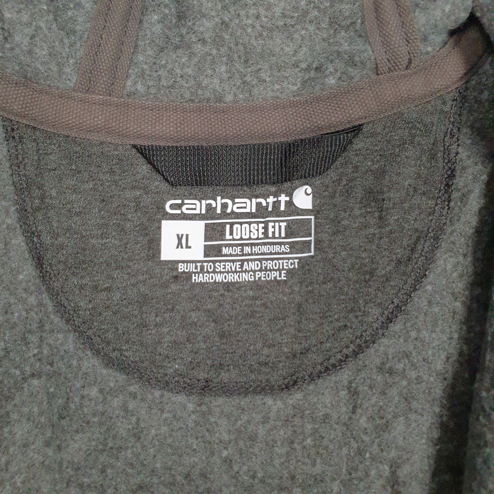 Mens Grey Carhartt  Full Zip Jumper