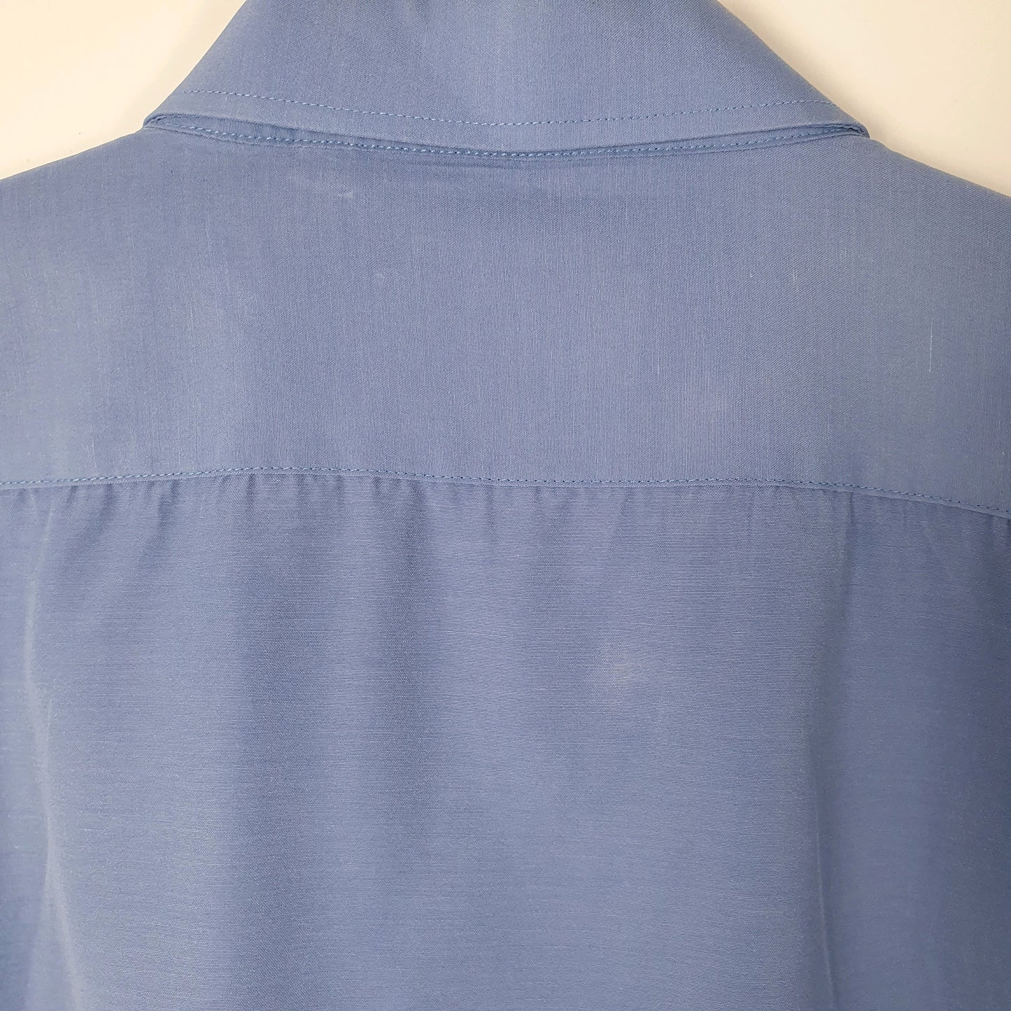 Mens Blue Burberry Vintage 90s  Shirt