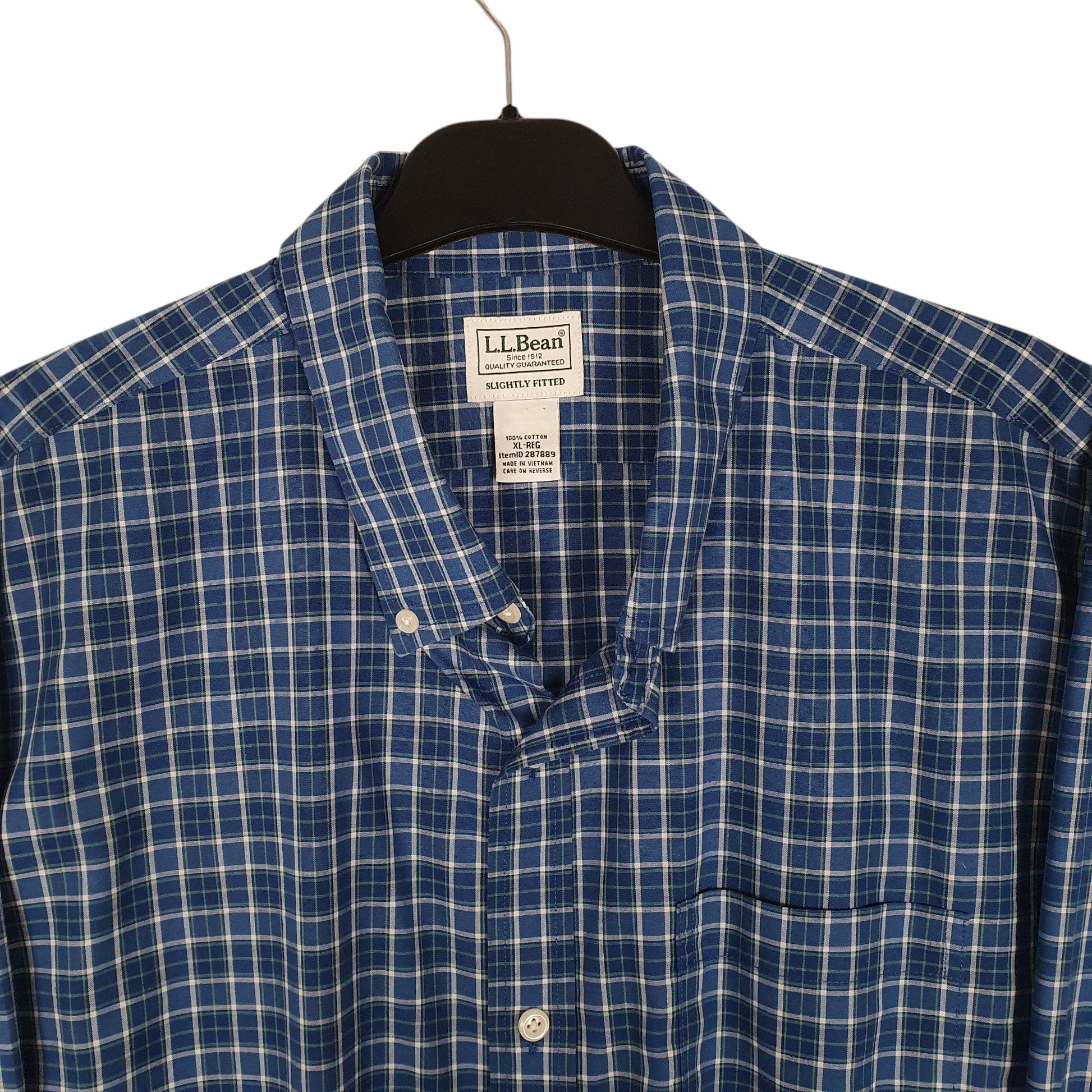 Mens Blue L.L.Bean   Shirt