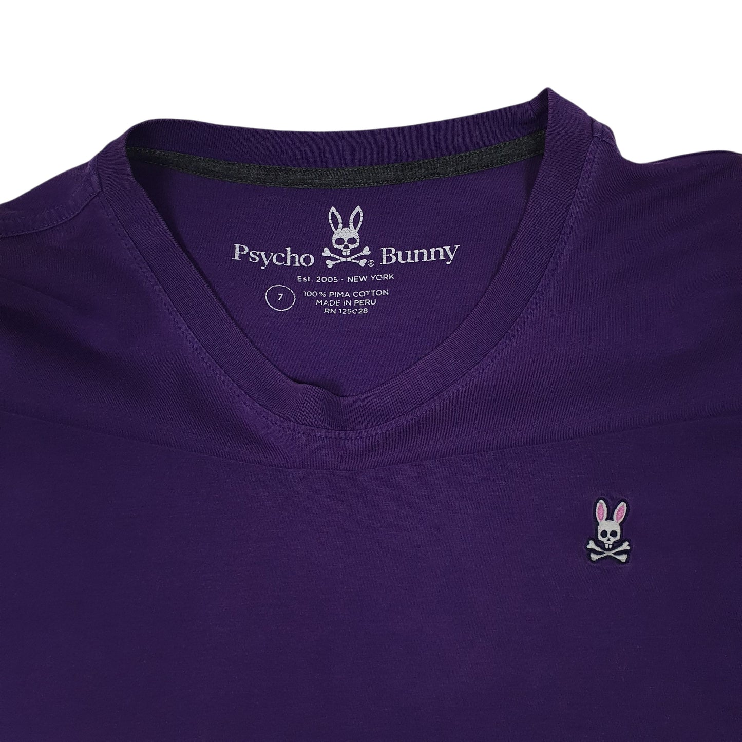 Mens Purple Psycho Bunny   T Shirt
