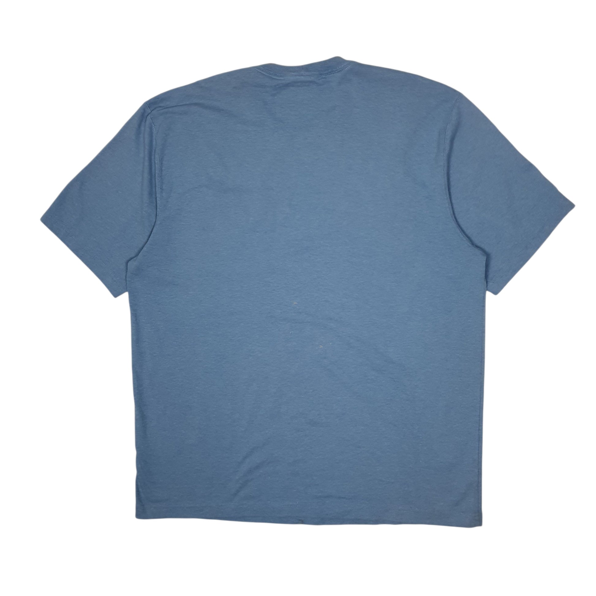 Mens Blue Carhartt  Quarter Zip T Shirt