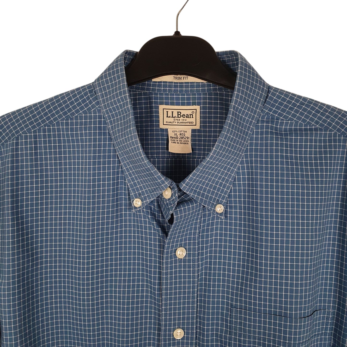 Mens Blue L.L.Bean   Shirt