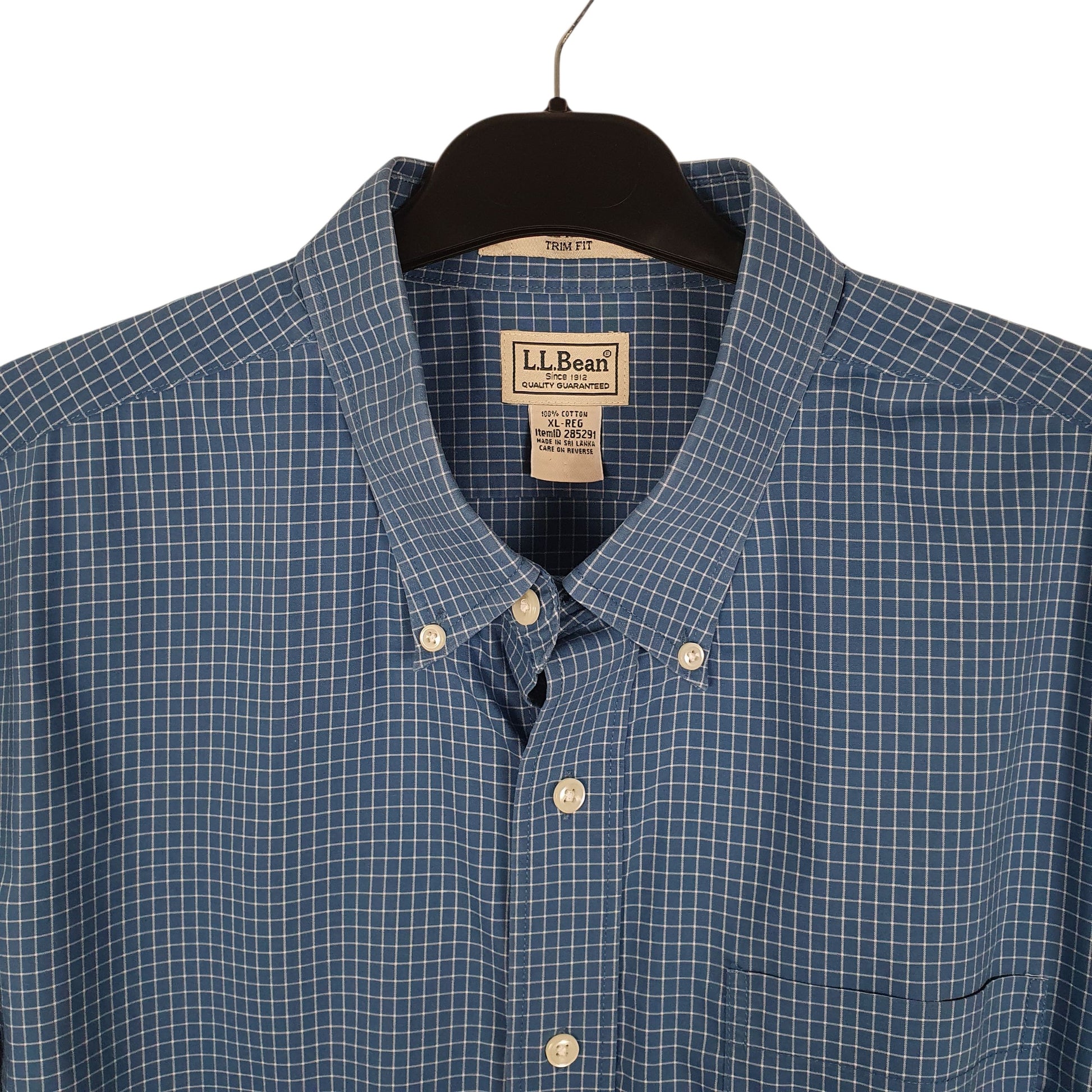 Mens Blue L.L.Bean   Shirt