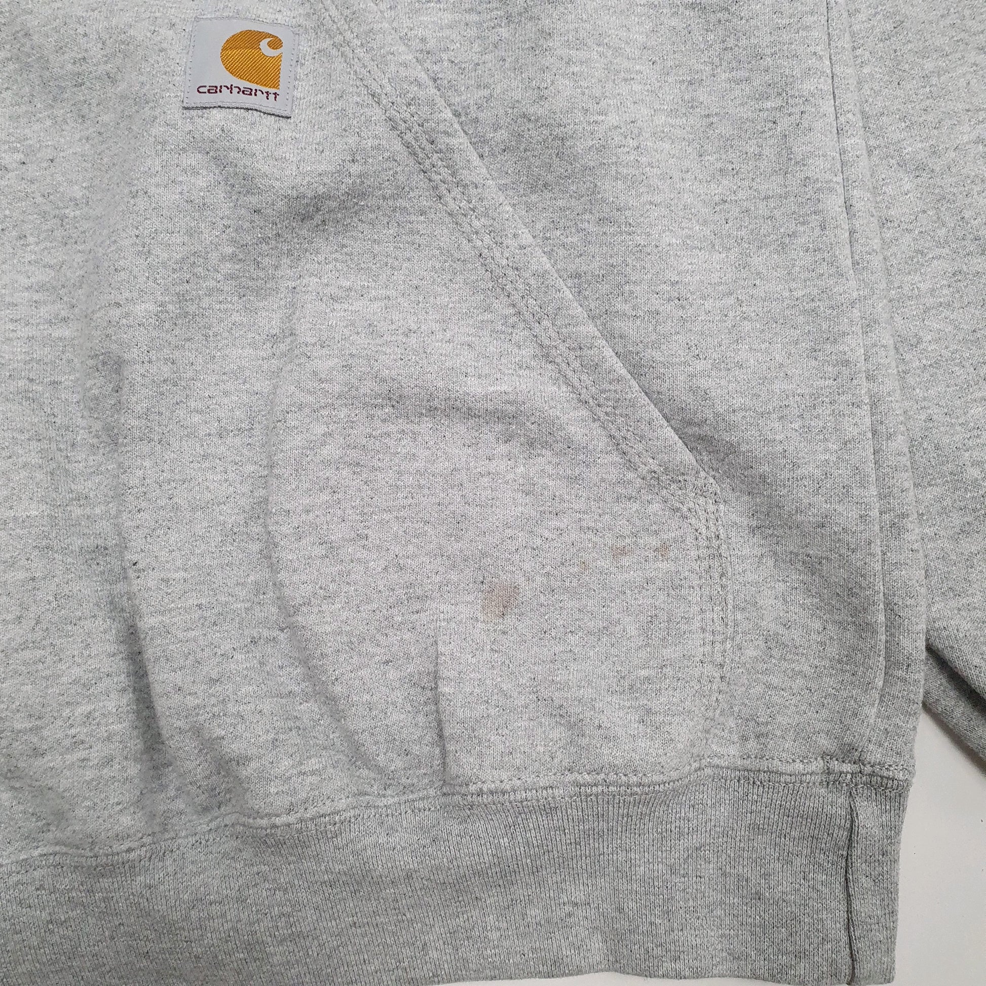 Mens Grey Carhartt  Hoodie Jumper