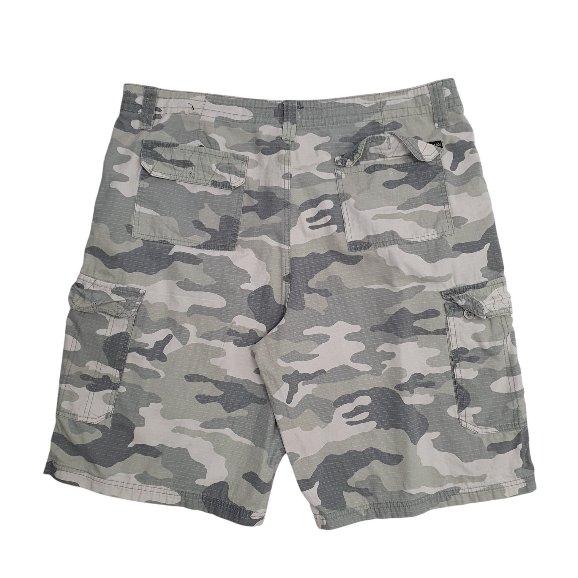 Mens Grey Airwalk Camo  Shorts