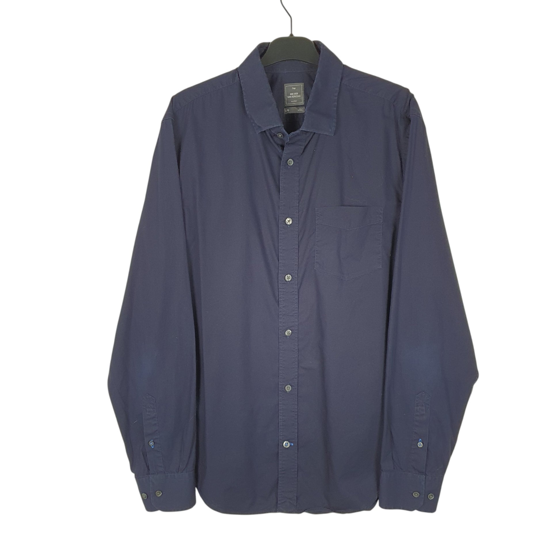 Mens Navy GAP  Long Sleeve Shirt