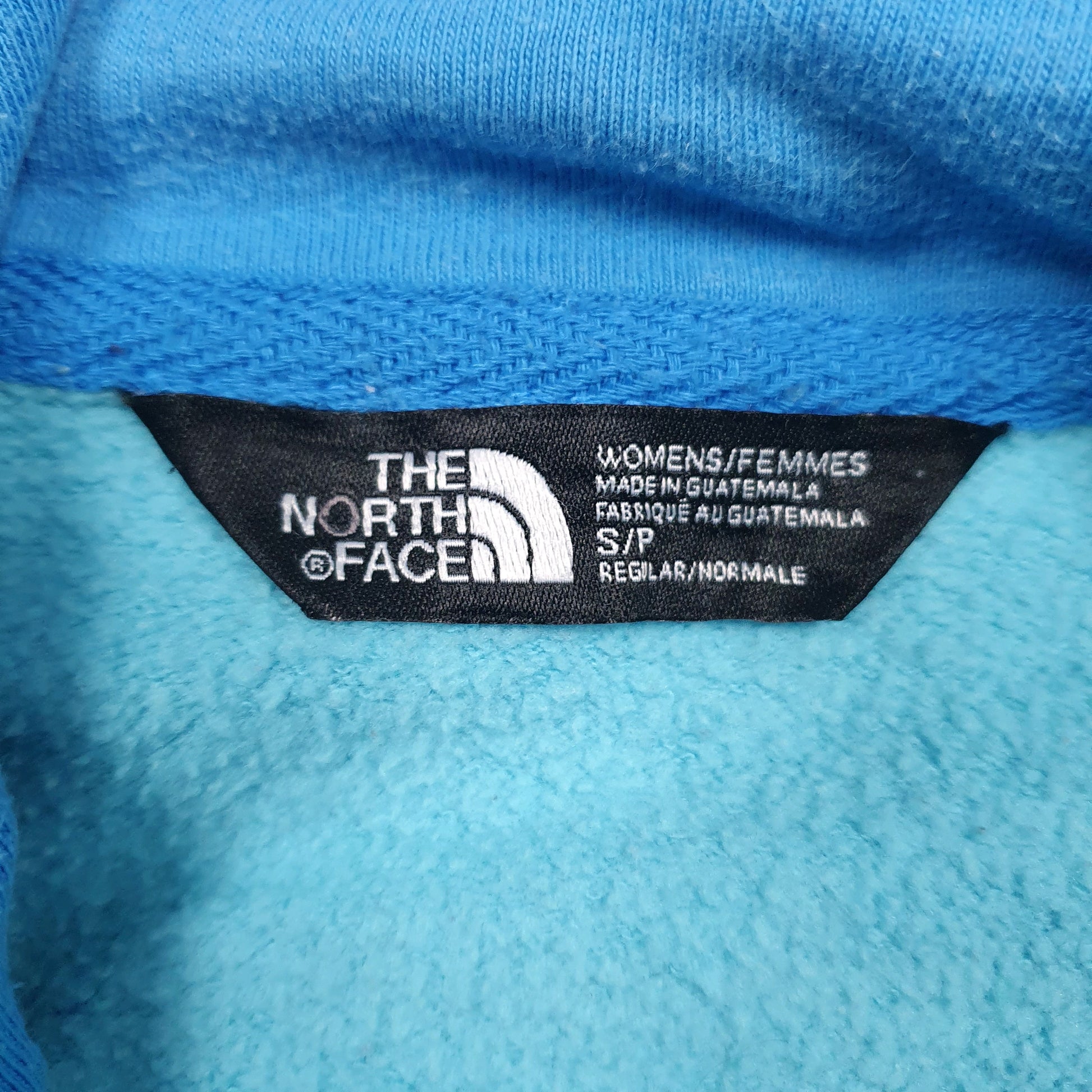 Womens Blue The North Face Spellout Hoodie Jumper