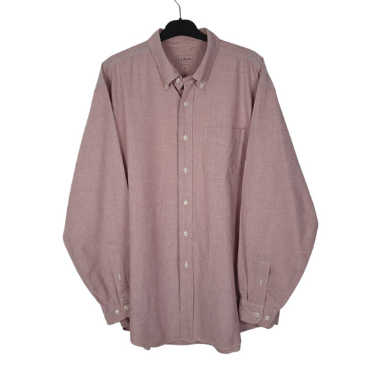 Mens Pink L.L.Bean  Long Sleeve Shirt