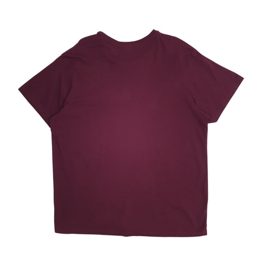 Mens Burgundy U.S Polo Assn.   T Shirt
