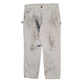 Mens White Dickies Painter Carpenter Trousers