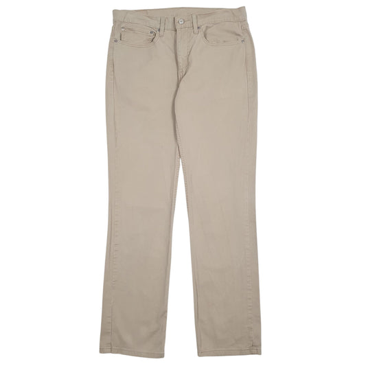 Mens Brown Levis  514 JeansW34 L34