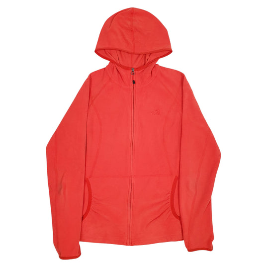 Womens Orange The North Face Polartec Full Zip Jumper
