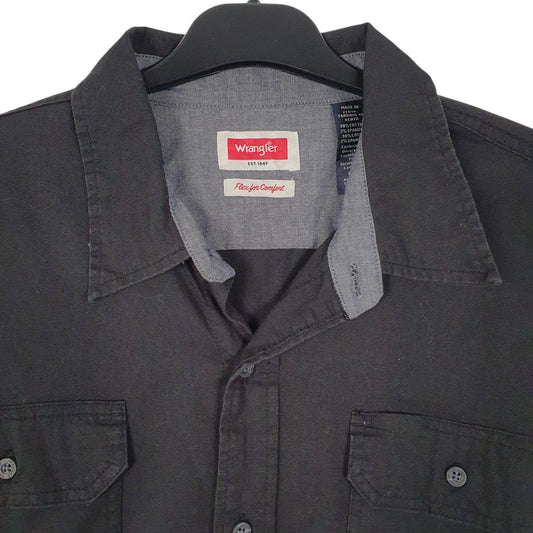 Mens Black Wrangler   Shirt