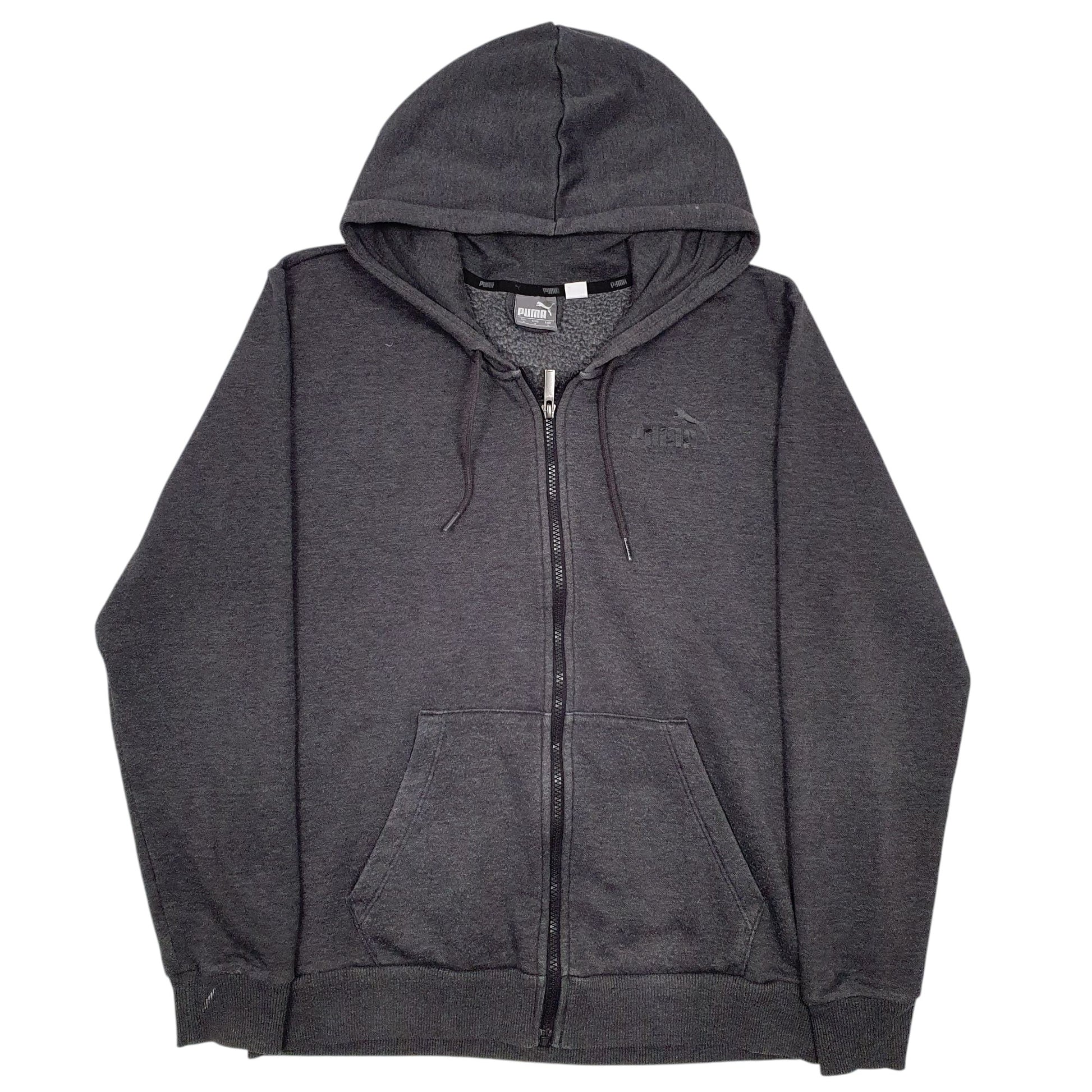 Mens Grey Puma  Full Zip Jumper