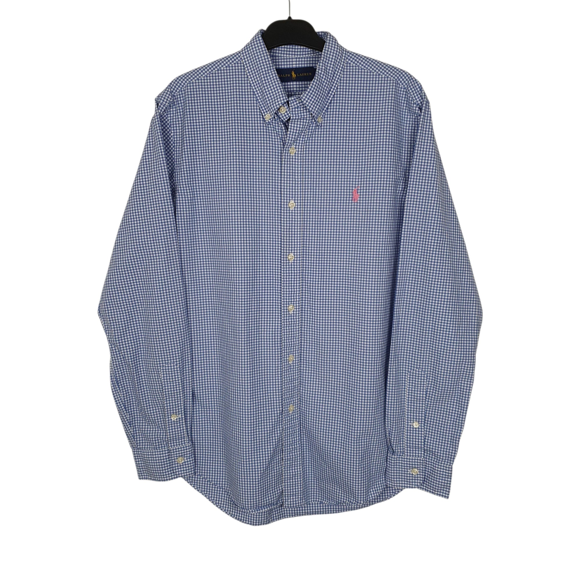 Mens Blue Ralph Lauren  Long Sleeve Shirt