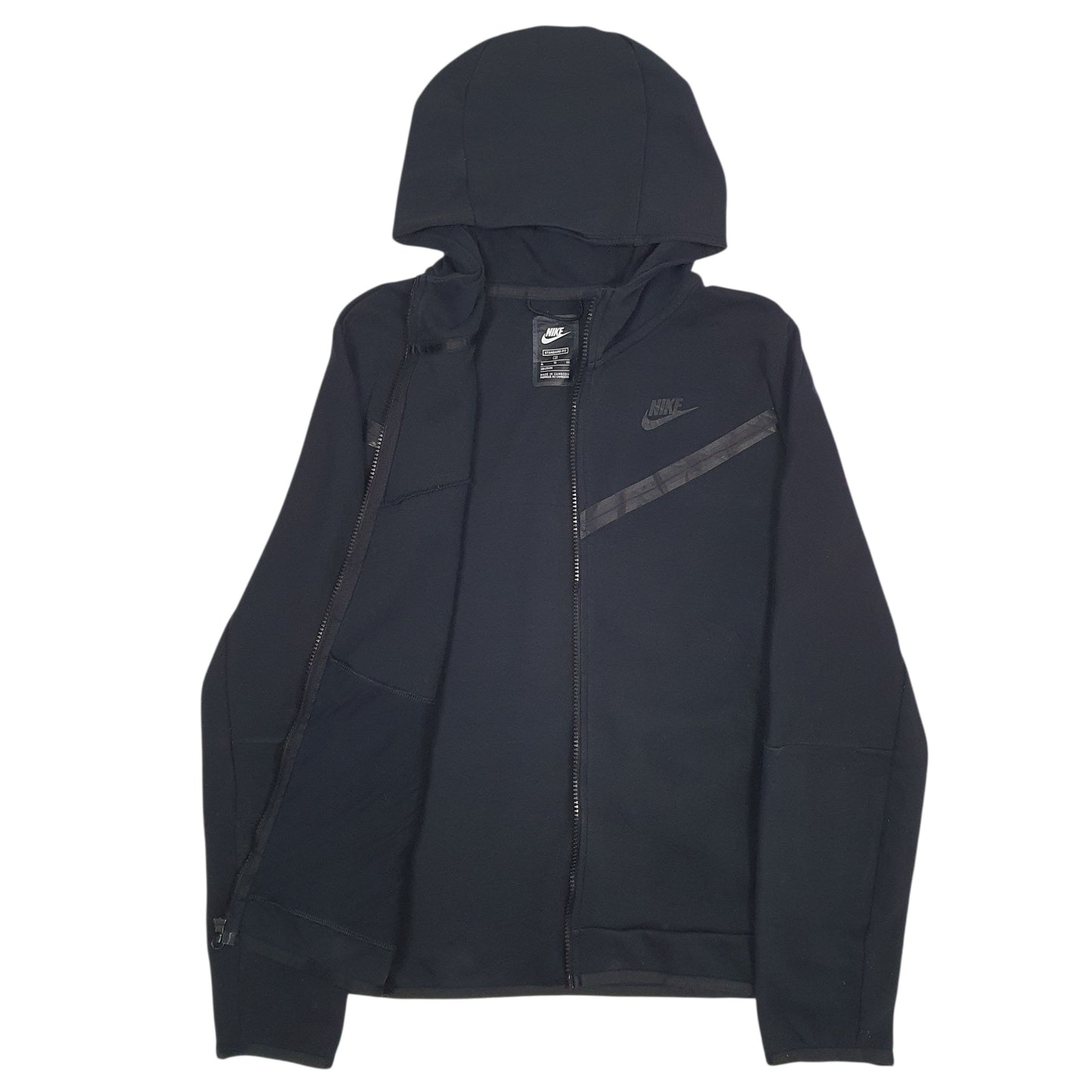 Womens Black Nike  Full Zip Jumper