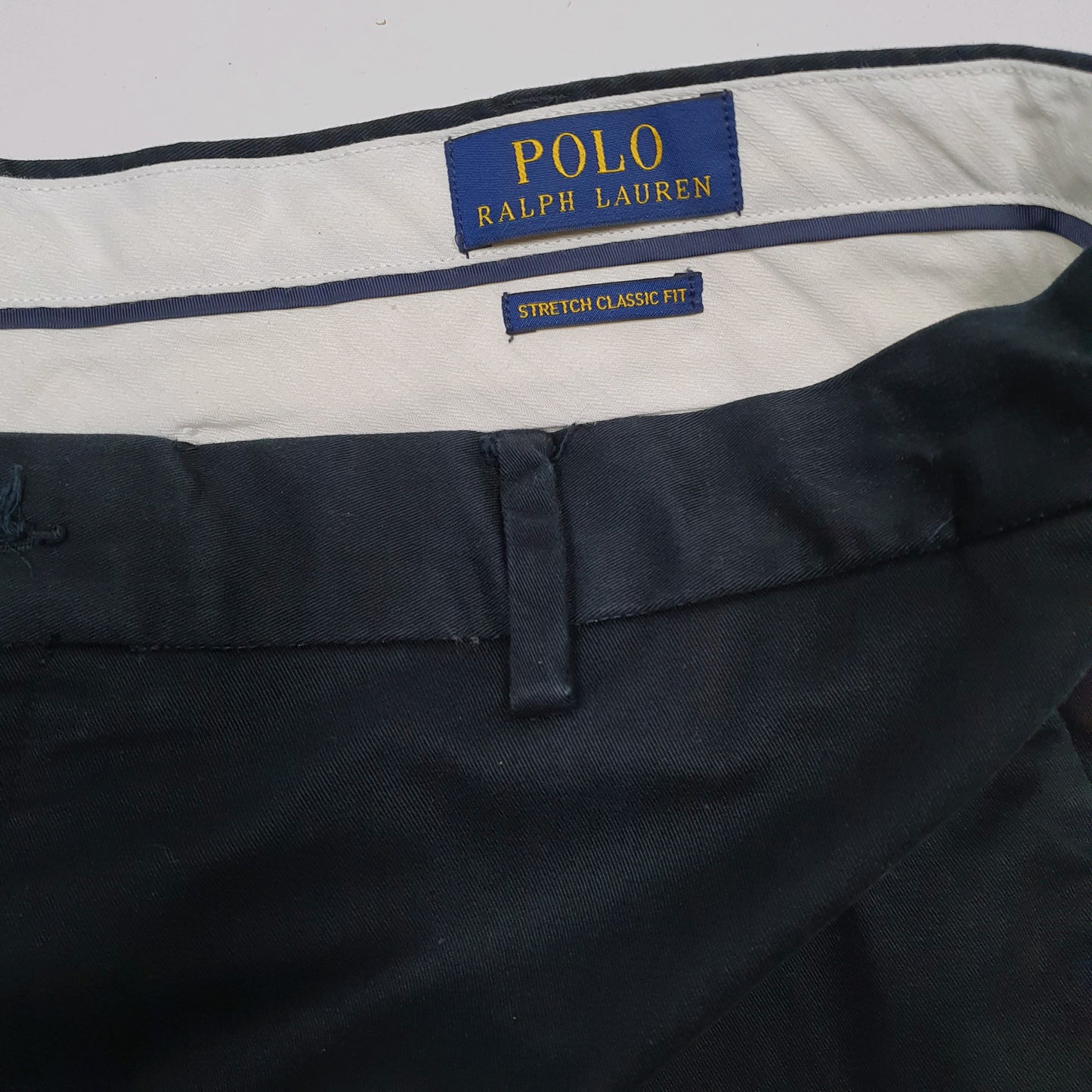 Mens Black Polo Ralph Lauren   Trousers