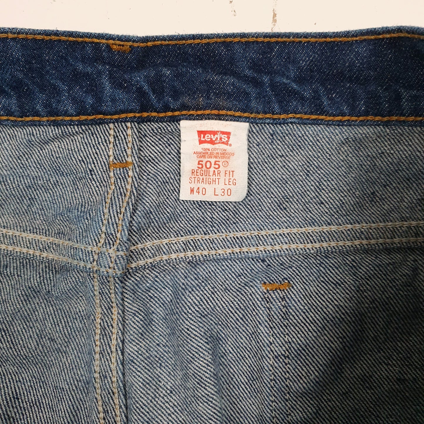 Mens Blue Levis Vintage 90s Orange Tab  Jeans
