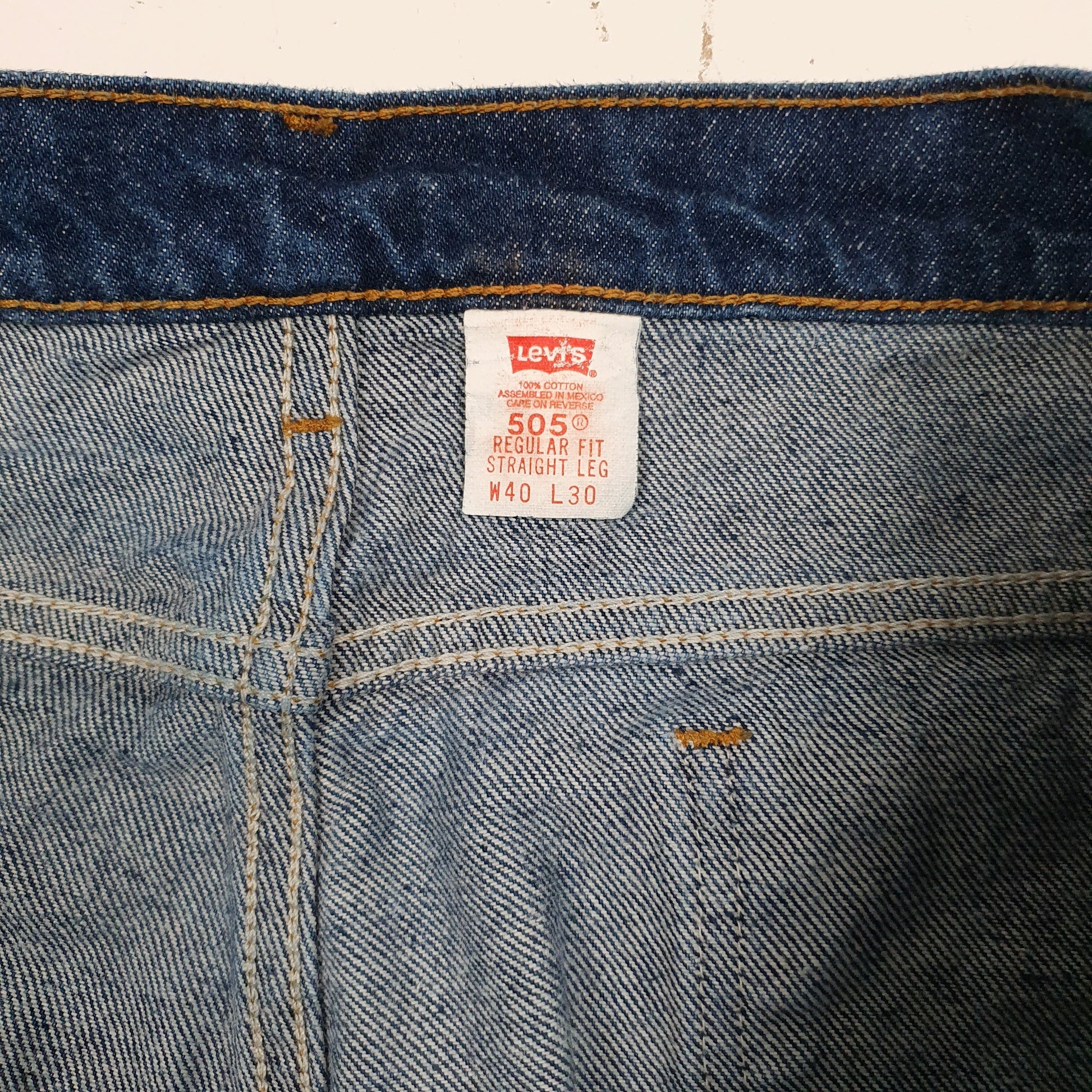 Mens Blue Levis Vintage 90s Orange Tab  Jeans