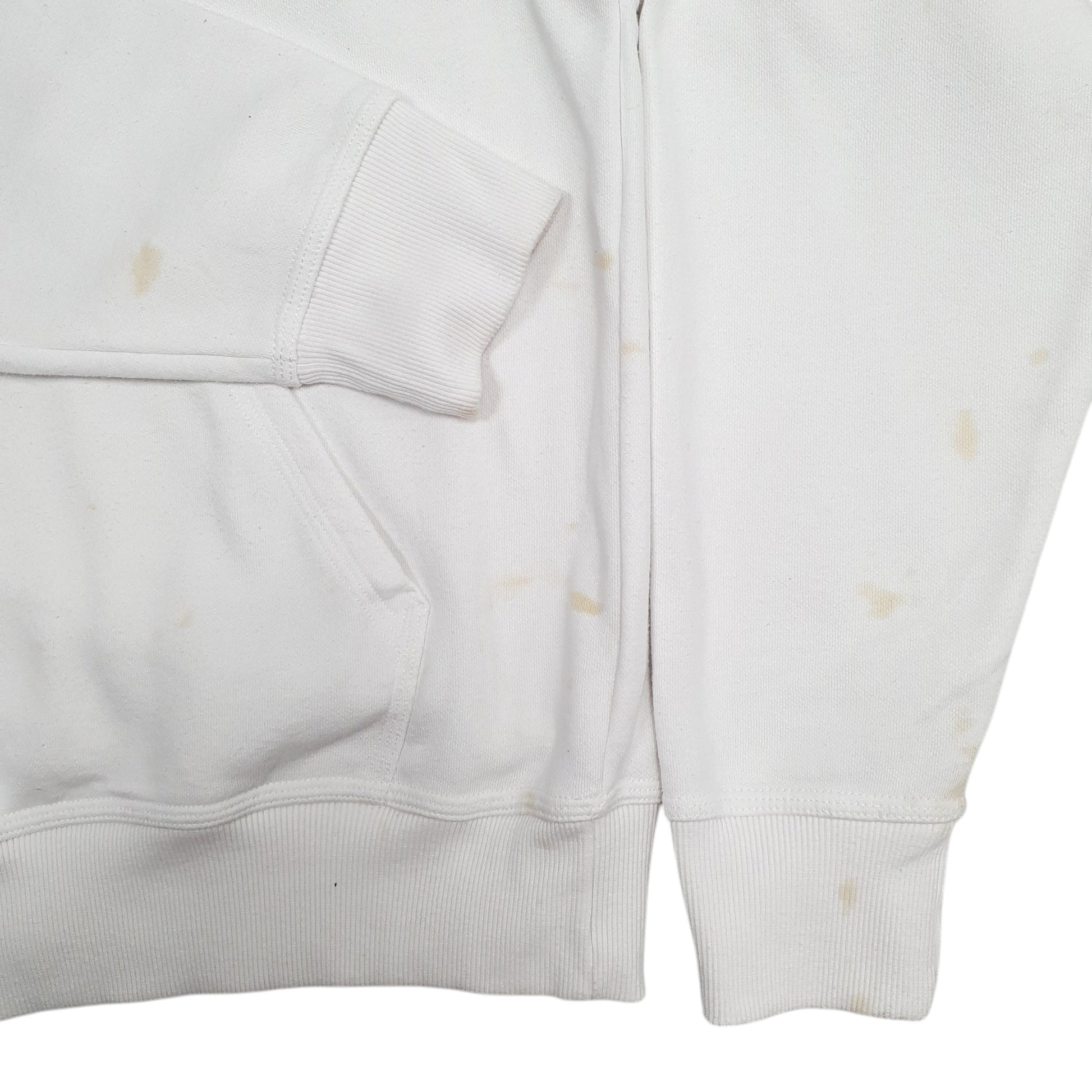 Mens White Champion  Hoodie Jumper