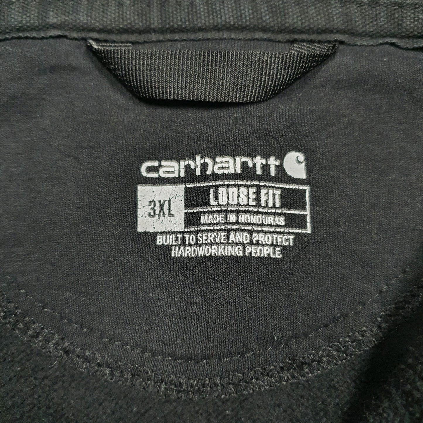 Mens Black Carhartt  Hoodie Jumper